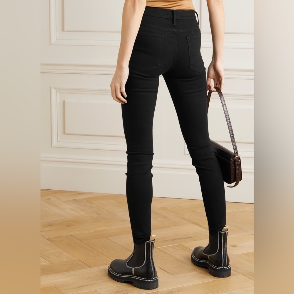 Frame Denim Le Skinny De Jeanne Film Noir - 24